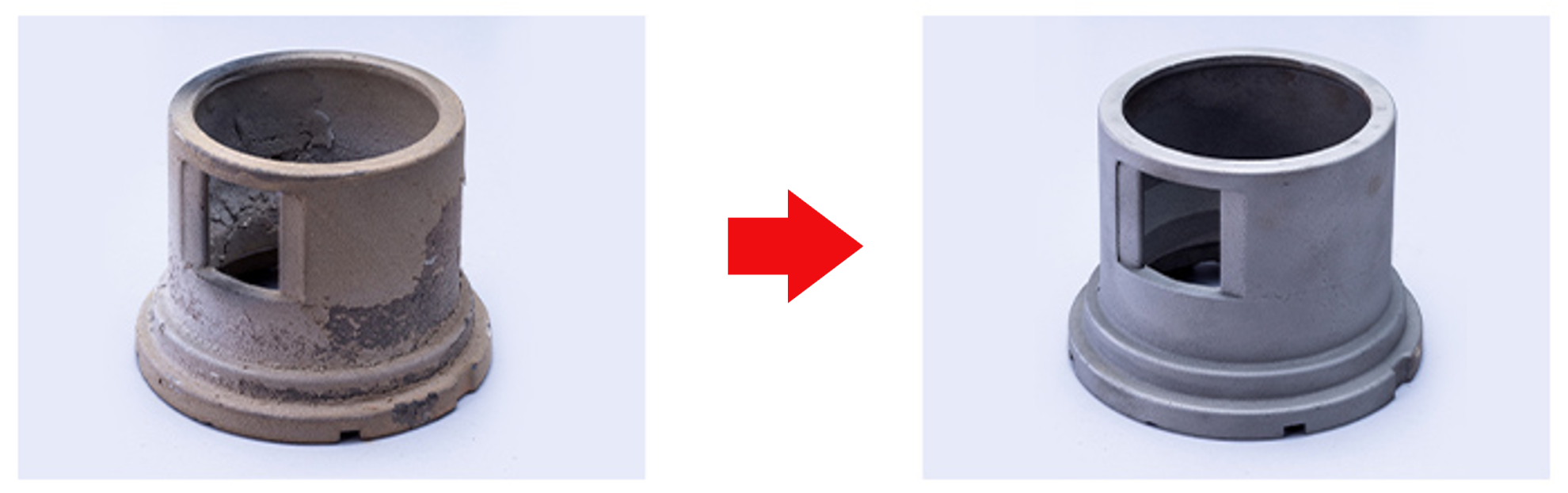 鑄件的鑄砂清洗